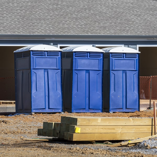 is there a specific order in which to place multiple portable restrooms in Tres Piedras NM